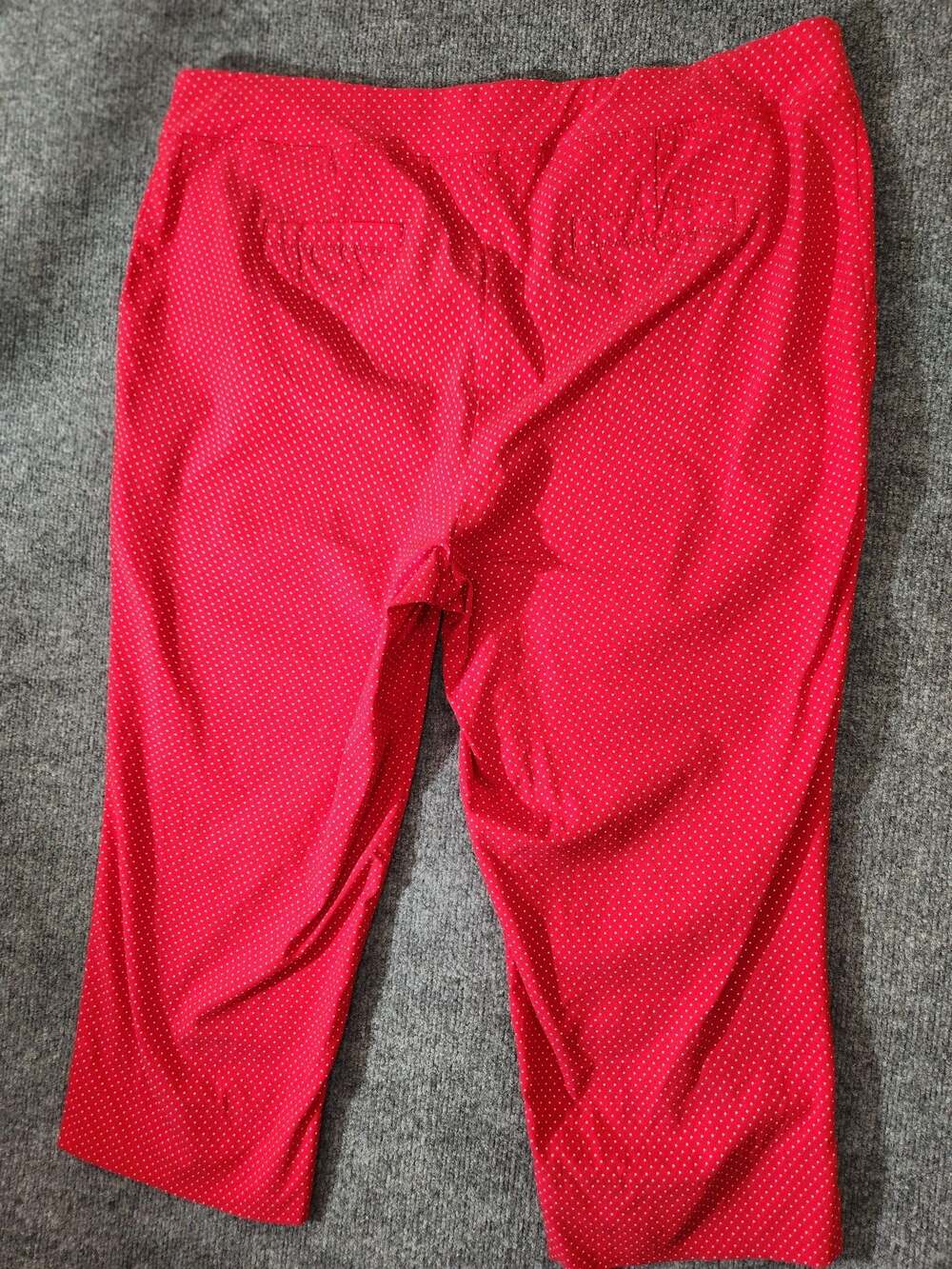 Jasmine & Juliana Red Polka Dot Capris Size 18W